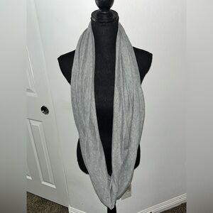 Elegant Gray Infinity Scarf